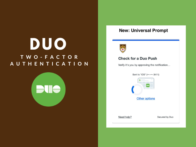 Duo Universal Prompt - Guide to Two-Factor Authentication · Duo