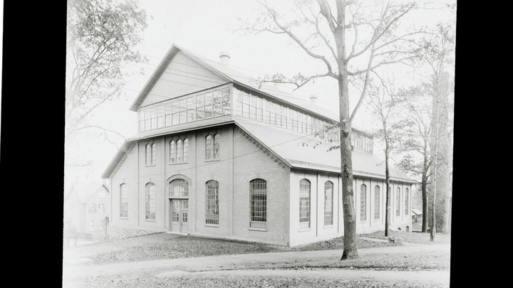 Black and white photograph of Fritz Engineering Laboratory