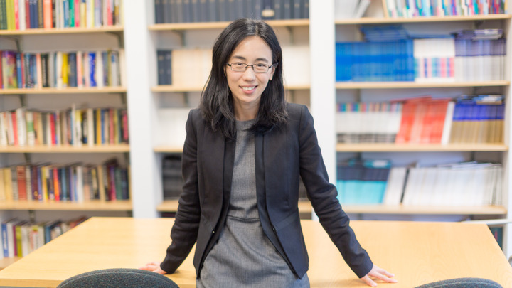 Dr. Haiyan Jia in her office