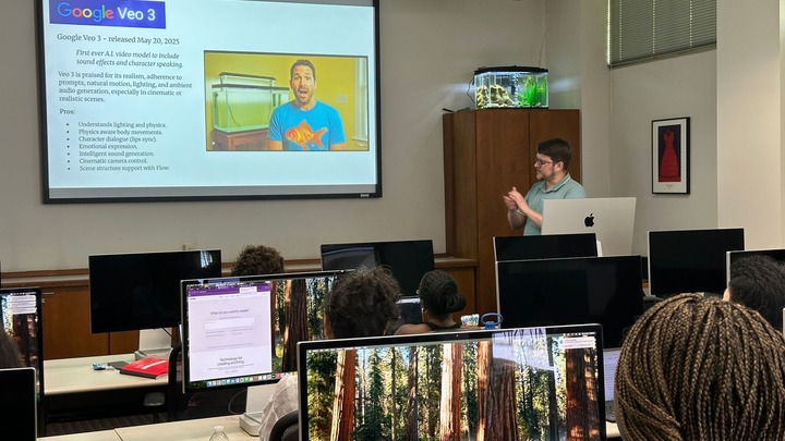 CITL Staff presents on AI videos