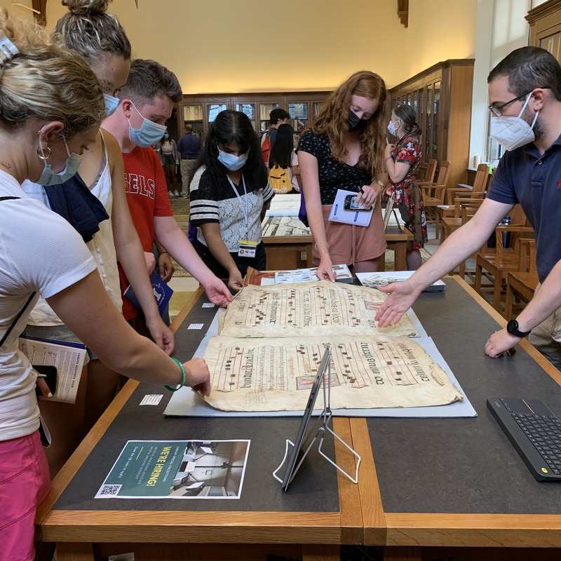 Alex Japha describes medieval manuscript, known as the Spanish Leaves, dating to the 16th century