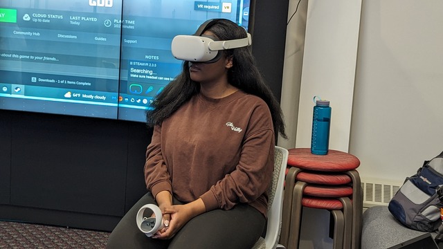 Students using Traveling While Black in VR