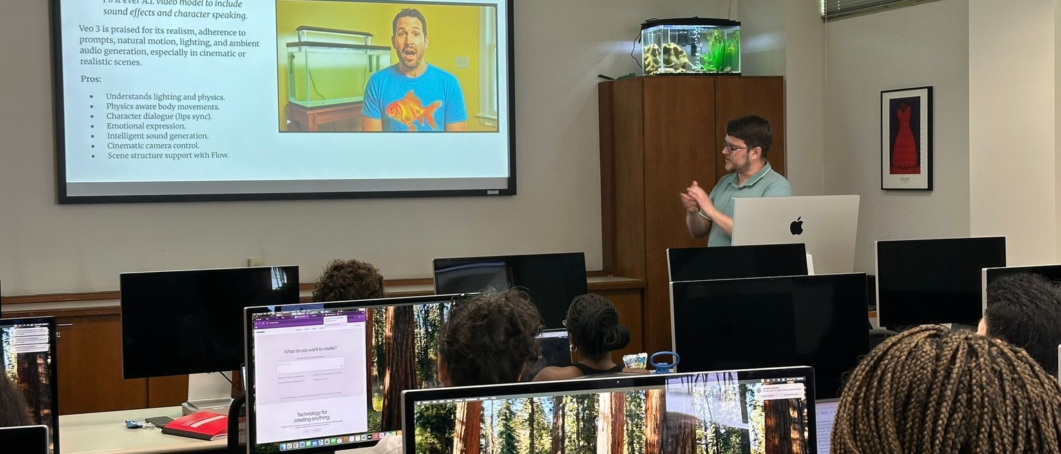 CITL Staff presents on AI videos